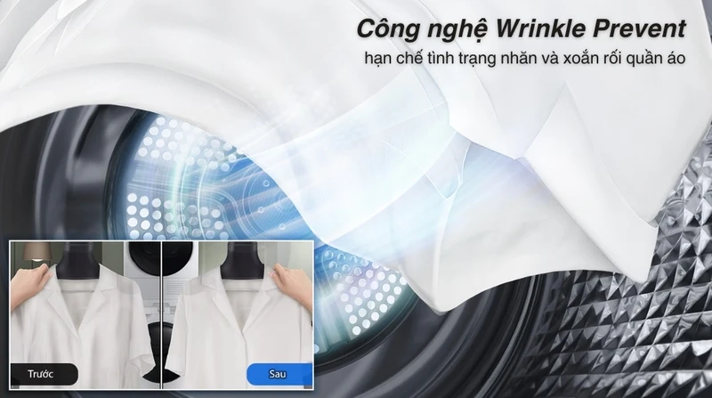 Công nghệ chống nhăn Wrinkle Prevent Công nghệ chống nhăn Wrinkle Prevent