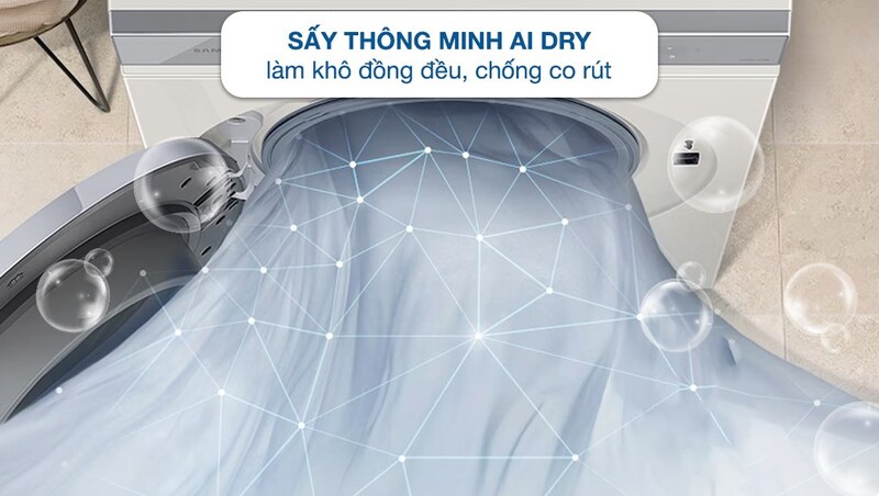 Công nghệ sấy thông minh AI Dry