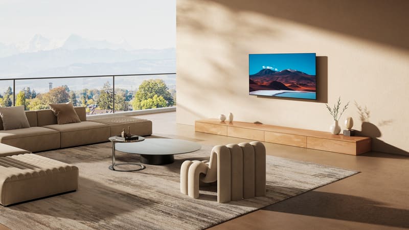 Xiaomi Google Tivi A 2026 L43MB-AFSEA gây ấn tượng ngay từ ánh nhìn đầu tiên nhờ vào thiết kế tinh giản, không viền đẳng cấp