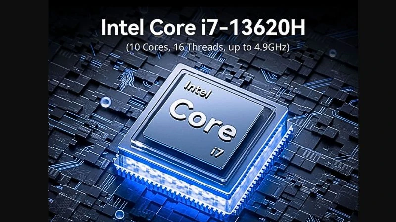 Hiệu năng mượt mà với chip Intel Core i7-13620H. Hiệu năng mượt mà với chip Intel Core i7-13620H.