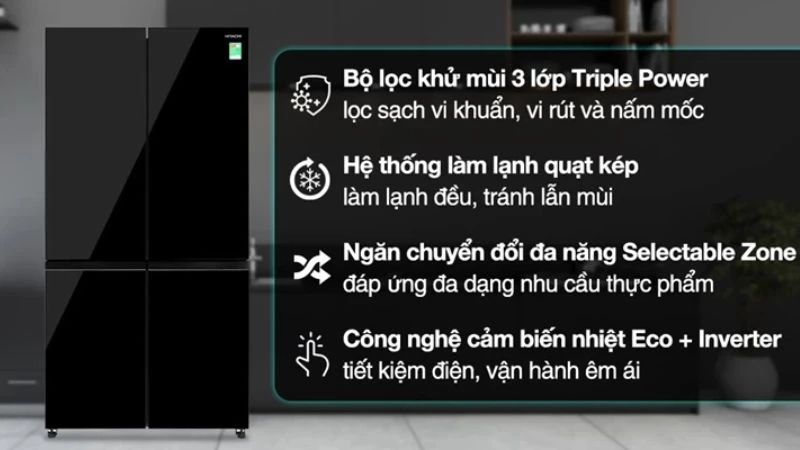 Giá tham khảo của tủ lạnh Hitachi Inverter 569 lít Giá tham khảo của tủ lạnh Hitachi Inverter 569 lít