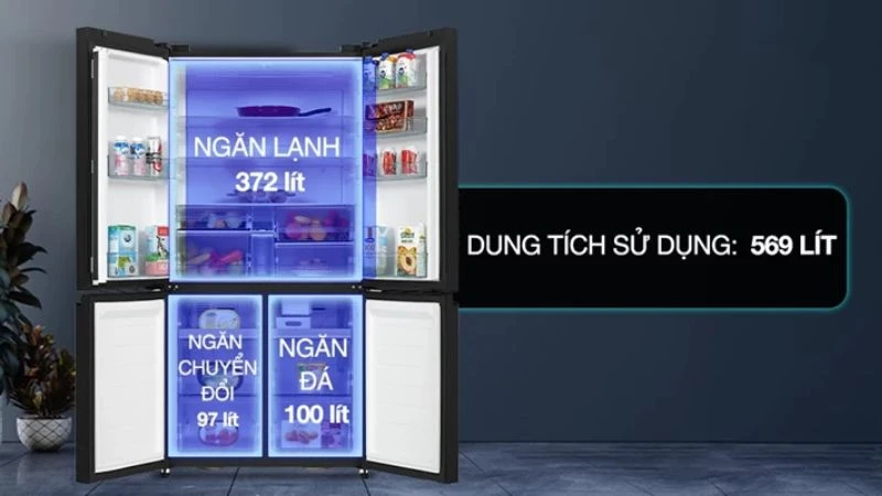 Dung tích lớn với cấu tạo tối ưu Dung tích lớn với cấu tạo tối ưu