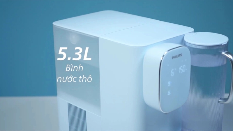 Dung tích lớn lên đến 5.3 lít