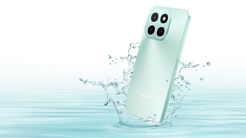 HONOR X6c được hoàn thiện với khung viền phẳng, mặt lưng nhám giúp chống bám vân tay và mang lại cảm giác cầm nắm chắc chắn