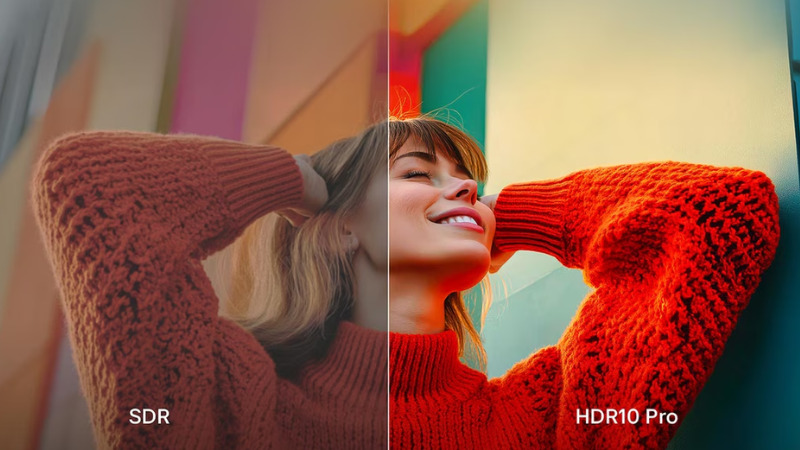 Hình ảnh chân thực với HDR10 và Dynamic Tone Mapping