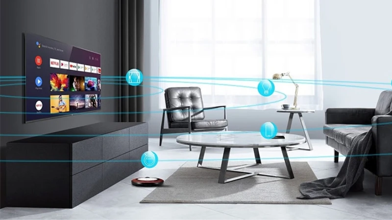 Khả năng kết nối đa dạng và hiện đại trên Google Tivi QLED TCL AI 4K 55 inch 55P7K Khả năng kết nối đa dạng và hiện đại trên Google Tivi QLED TCL AI 4K 55 inch 55P7K