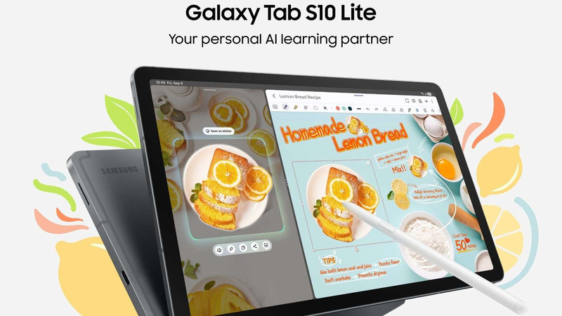 Samsung Galaxy Tab S10 Lite Wi-Fi tích hợp nhiều tiện ích, kết nối thuận lợi với S Pen và bàn phím rời