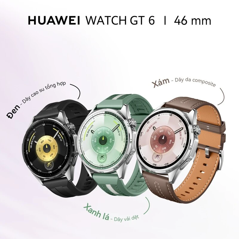 HUAWEI Watch GT 6 gây ấn tượng ngay từ cái nhìn đầu tiên nhờ thiết kế tinh tế, sang trọng và hiện đại HUAWEI Watch GT 6 gây ấn tượng ngay từ cái nhìn đầu tiên nhờ thiết kế tinh tế, sang trọng và hiện đại
