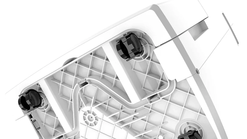 Máy hút ẩm thông minh kiêm lọc không khí LUMIAS D6S-30L được thiết kế theo phong cách tối giản với gam màu trắng chủ đạo Máy hút ẩm thông minh kiêm lọc không khí LUMIAS D6S-30L được thiết kế theo phong cách tối giản với gam màu trắng chủ đạo