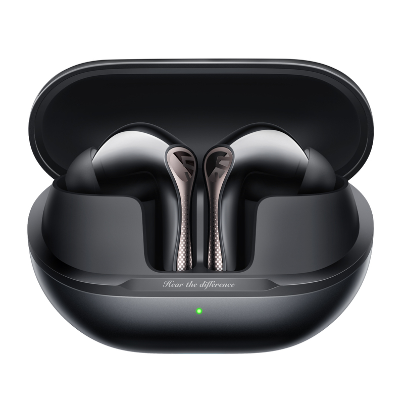 SoundPEATS Air5 Pro sở hữu thiết kế hiện đại, tinh gọn và hướng đến sự thoải mái khi sử dụng trong thời gian dài