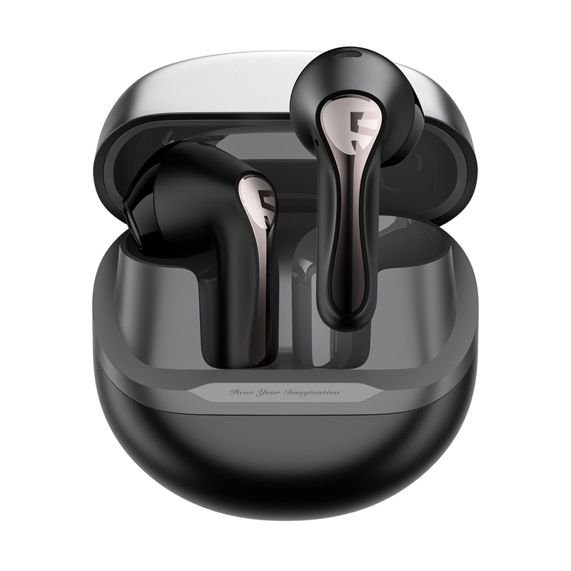 Tai nghe Bluetooth SoundPEATS Air5 Pro được trang bị pin dung lượng 35mAh mỗi bên, kết hợp cùng hộp sạc 520mAh