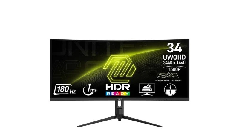 Thiết kế cong 1500R hiện đại. Thiết kế cong 1500R hiện đại.
