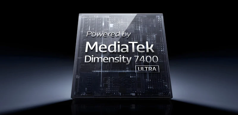 Chip hiệu năng MediaTek Dimensity 7400 Ultra. Chip hiệu năng MediaTek Dimensity 7400 Ultra.