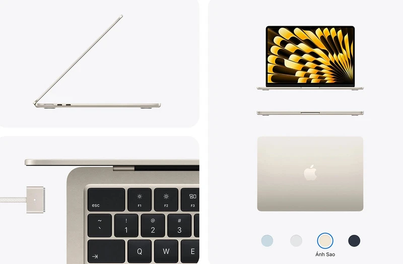 MacBook Air có thiết kế mỏng ấn tượng nhưng vẫn đảm bảo hiệu năng sử dụng MacBook Air có thiết kế mỏng ấn tượng nhưng vẫn đảm bảo hiệu năng sử dụng