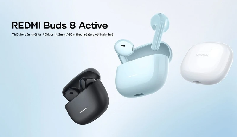 Redmi Buds 8 Active là mẫu tai nghe Bluetooth hướng đến nhóm người dùng cần một thiết bị gọn nhẹ, dễ dùng Redmi Buds 8 Active là mẫu tai nghe Bluetooth hướng đến nhóm người dùng cần một thiết bị gọn nhẹ, dễ dùng