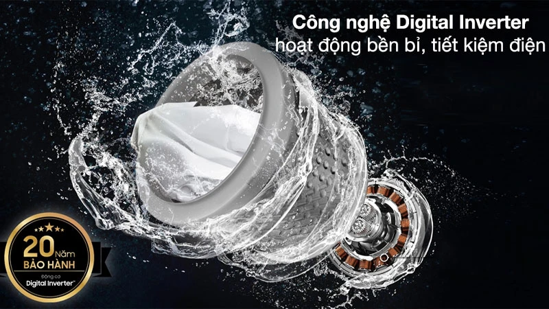 Công nghệ Digital Inverter hoạt động bền bỉ, tiết kiệm. Công nghệ Digital Inverter hoạt động bền bỉ, tiết kiệm.