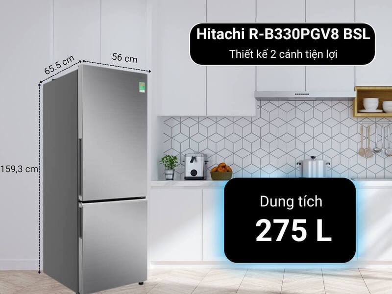 Thiết kế 2 cánh tiện lợi.