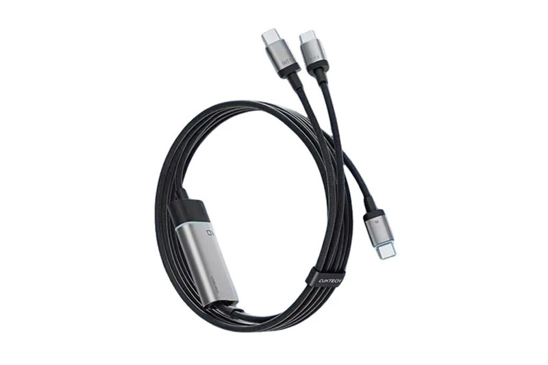 Cáp Cuktech C2C515 No.10 2in1 100W ADC. Cáp Cuktech C2C515 No.10 2in1 100W ADC.