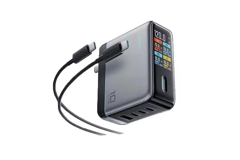 Bộ sạc nhanh CUKTECH 10 Ultra GaN 120W Super Charger AD1204U. Bộ sạc nhanh CUKTECH 10 Ultra GaN 120W Super Charger AD1204U.