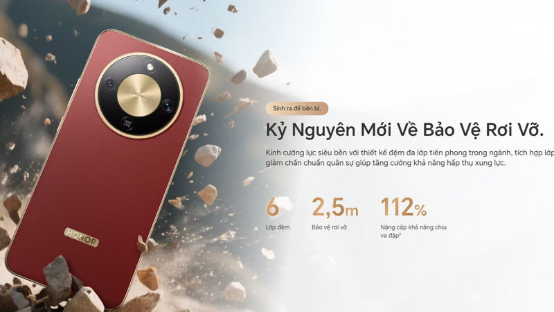 HONOR X9D mang thiết kế và độ bền kiểu cao cấp, nổi bật trong phân khúc tầm trung