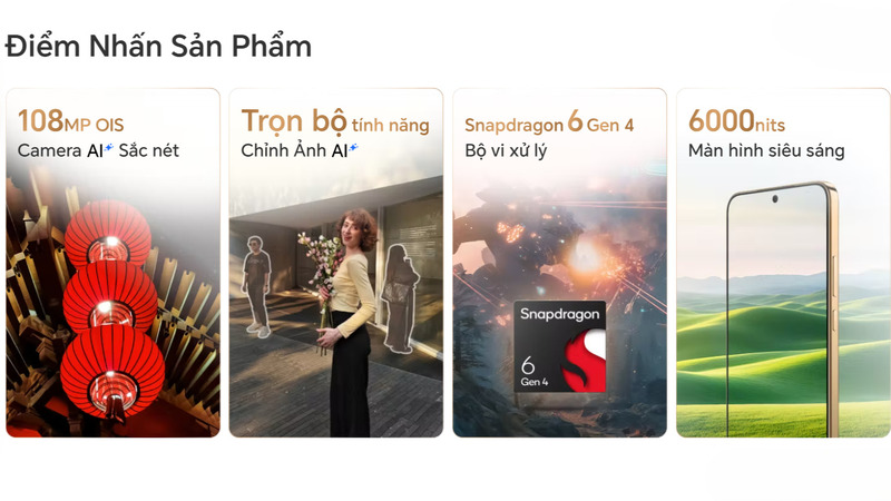 HONOR X9d với hiệu năng từ Snapdragon 6 Gen 4 đáp ứng tốt nhu cầu đa nhiệm và các tiện ích hàng ngày