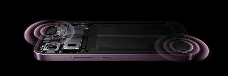 Xiaomi 17T sở hữu loa kép stereo, mang lại âm thanh cân bằng hơn khi xem phim, nghe nhạc hoặc chơi game ở chế độ ngang màn hình Xiaomi 17T sở hữu loa kép stereo, mang lại âm thanh cân bằng hơn khi xem phim, nghe nhạc hoặc chơi game ở chế độ ngang màn hình