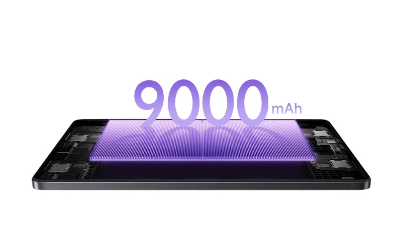 Viên pin 9000mAh là một trong những điểm cộng nổi bật của máy tính bảng Redmi Pad 2. Viên pin 9000mAh là một trong những điểm cộng nổi bật của máy tính bảng Redmi Pad 2.