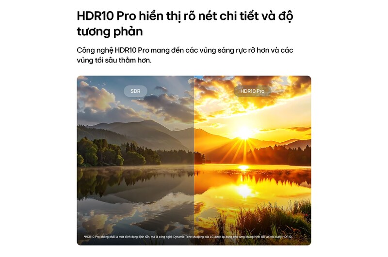 Smart Tivi LG NANO 43NU805BPSC công nghệ HDR10.