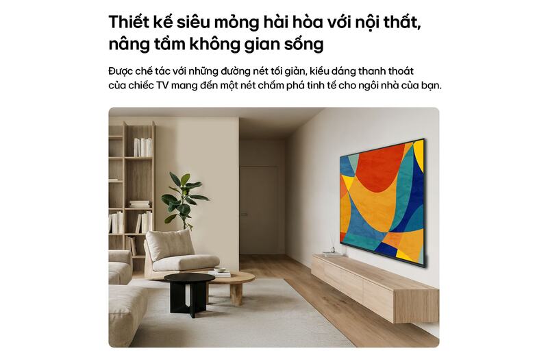 Smart Tivi LG NANO kích thước 65 inch.