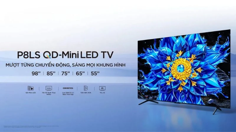 Google Tivi TCL QD-Mini Led 4K 55 inch 55P8LS. Google Tivi TCL QD-Mini Led 4K 55 inch 55P8LS.