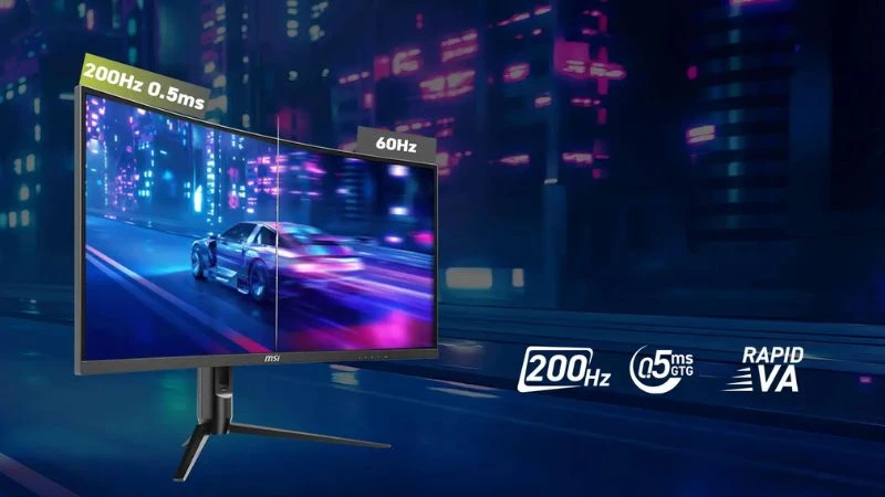 MSI MAG 342CQRF E20 có kích thước 34 inch, tỷ lệ 21:9 và độ cong 1500R. MSI MAG 342CQRF E20 có kích thước 34 inch, tỷ lệ 21:9 và độ cong 1500R.