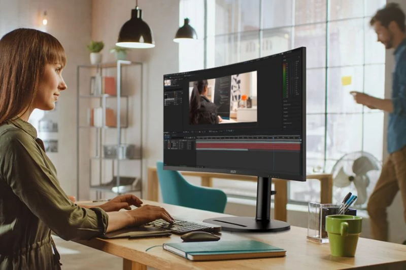 MSI MD342CQP có kích thước 34 inch, tỷ lệ 21:9 và độ phân giải UWQHD 3440 x 1440. MSI MD342CQP có kích thước 34 inch, tỷ lệ 21:9 và độ phân giải UWQHD 3440 x 1440.