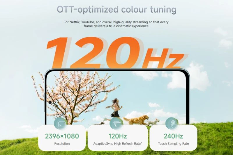 Tần số quét 120Hz đem lại khác biệt trong các thao tác hàng ngày. Tần số quét 120Hz đem lại khác biệt trong các thao tác hàng ngày.
