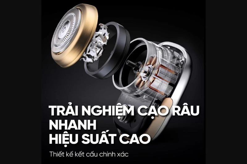 Sản phẩm sử dụng lưỡi kép nổi, kết hợp tốc độ rung khoảng 7000 vòng/phút. Sản phẩm sử dụng lưỡi kép nổi, kết hợp tốc độ rung khoảng 7000 vòng/phút.