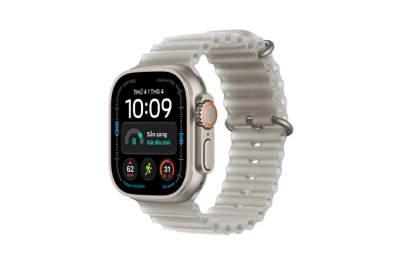 Đồng hồ thông minh Apple Watch Ultra 4 - GPS + Cellular, 49mm - Viền Titan Dây Ocean,