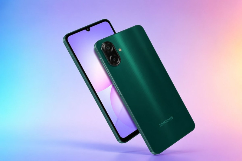 Samsung Galaxy A08 có kích thước 167.4 x 77.4 x 8.0 mm và khối lượng 197g