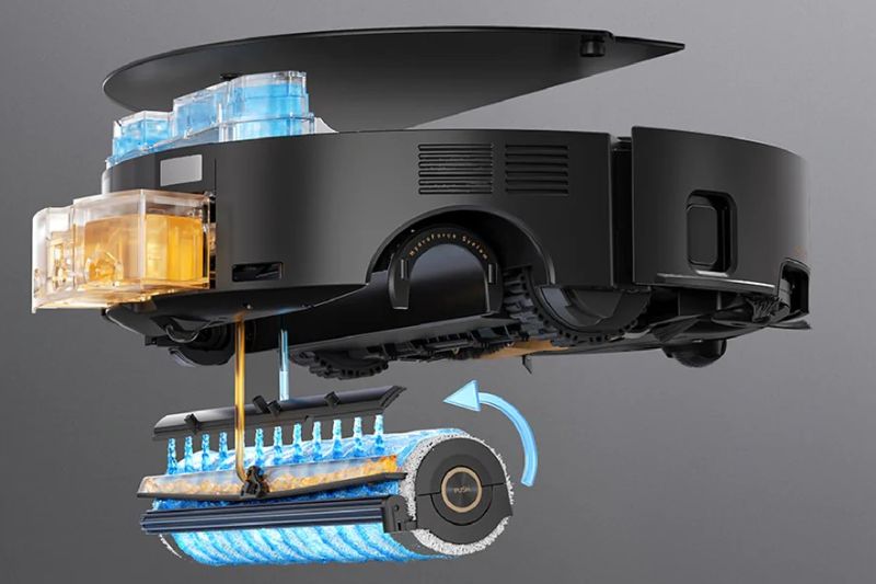 Nhà có cả sàn cứng và thảm đòi hỏi robot chuyển đổi cách làm sạch phù hợp.