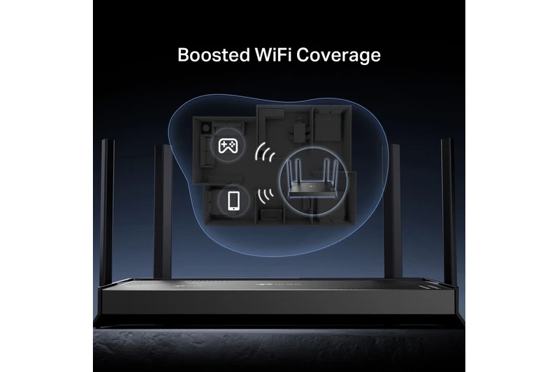 Router Wi-Fi 7 TP-Link Archer BE220. Router Wi-Fi 7 TP-Link Archer BE220.