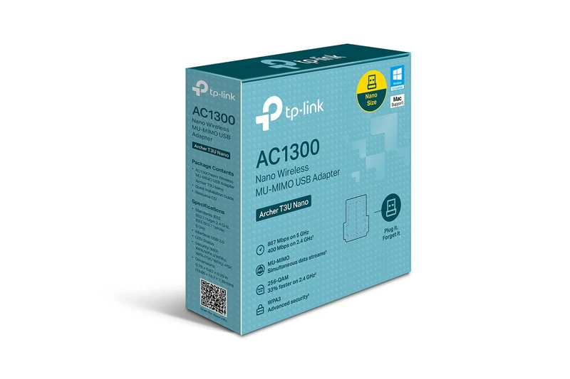 USB Wi-Fi băng tần kép AC1300 TP-Link Archer T3U Nano. USB Wi-Fi băng tần kép AC1300 TP-Link Archer T3U Nano.