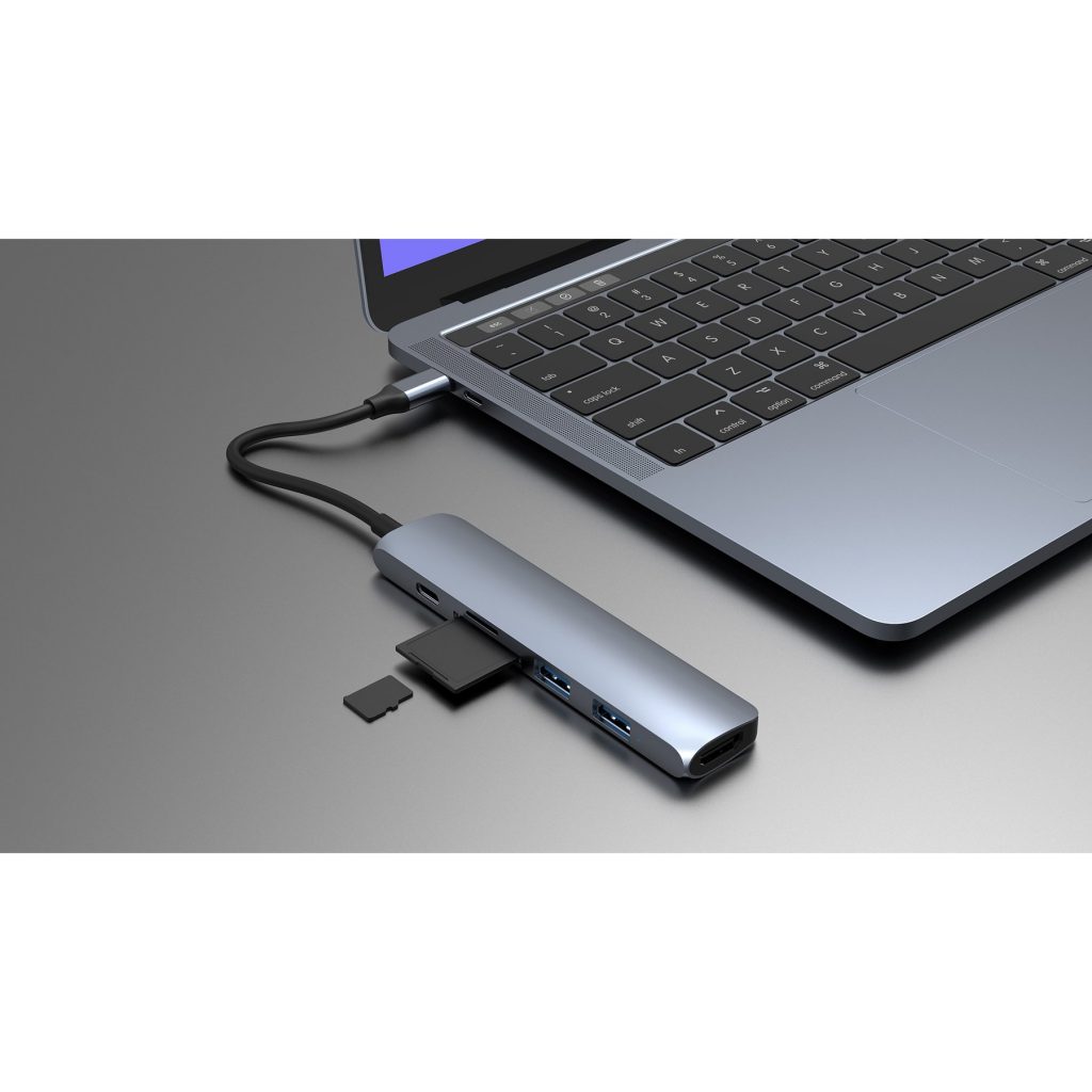 HYPERDRIVE BAR 6 IN 1 USB-C HUB FOR MACBOOK, PC & DEVICES - Chính hãng