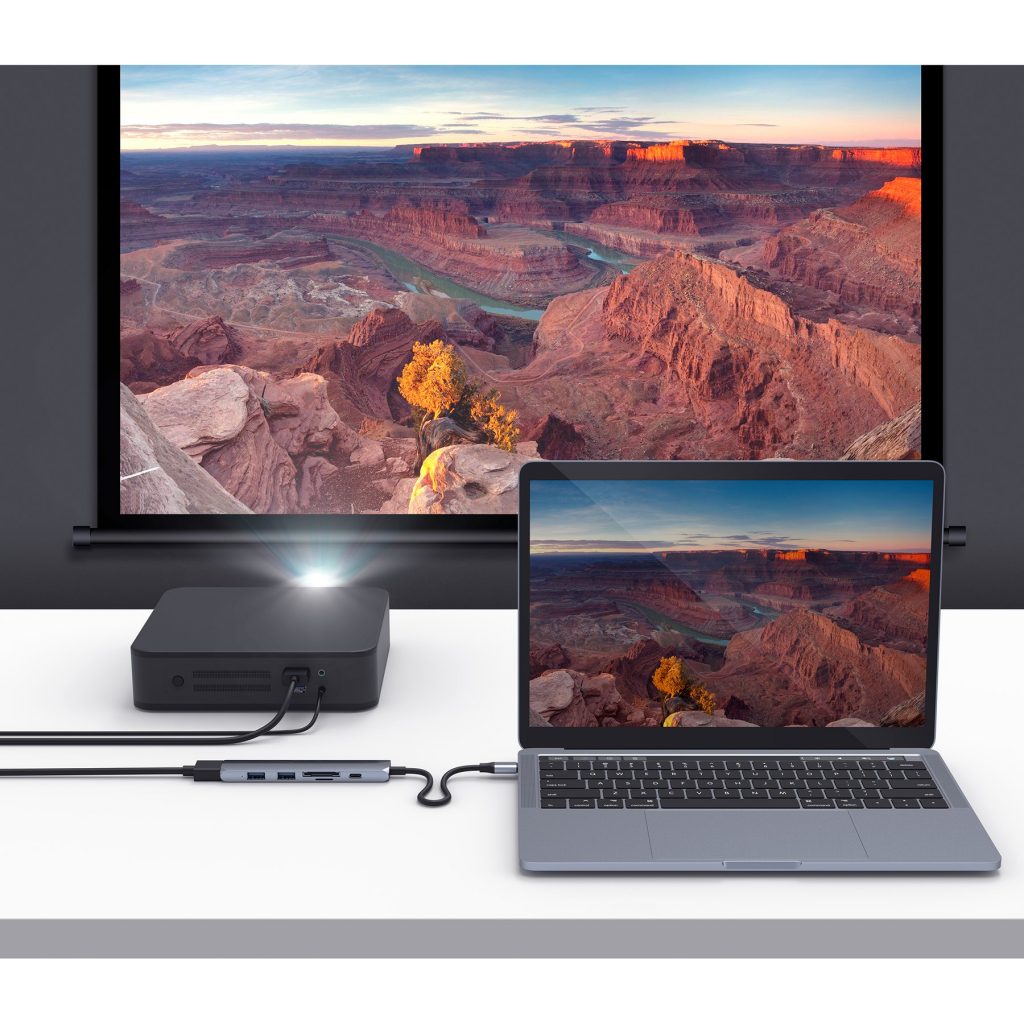 HYPERDRIVE BAR 6 IN 1 USB-C HUB FOR MACBOOK, PC & DEVICES - Chính hãng