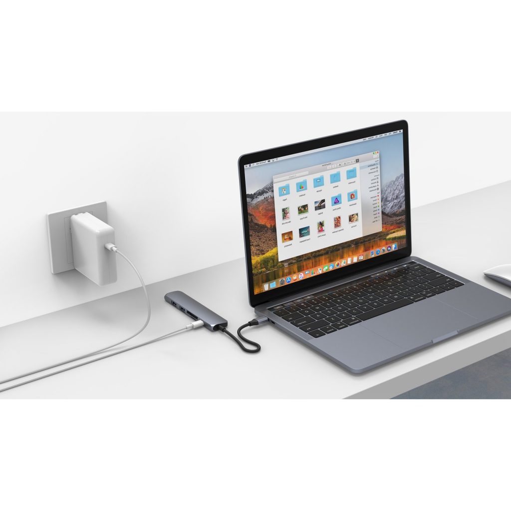 HYPERDRIVE BAR 6 IN 1 USB-C HUB FOR MACBOOK, PC & DEVICES - Chính hãng