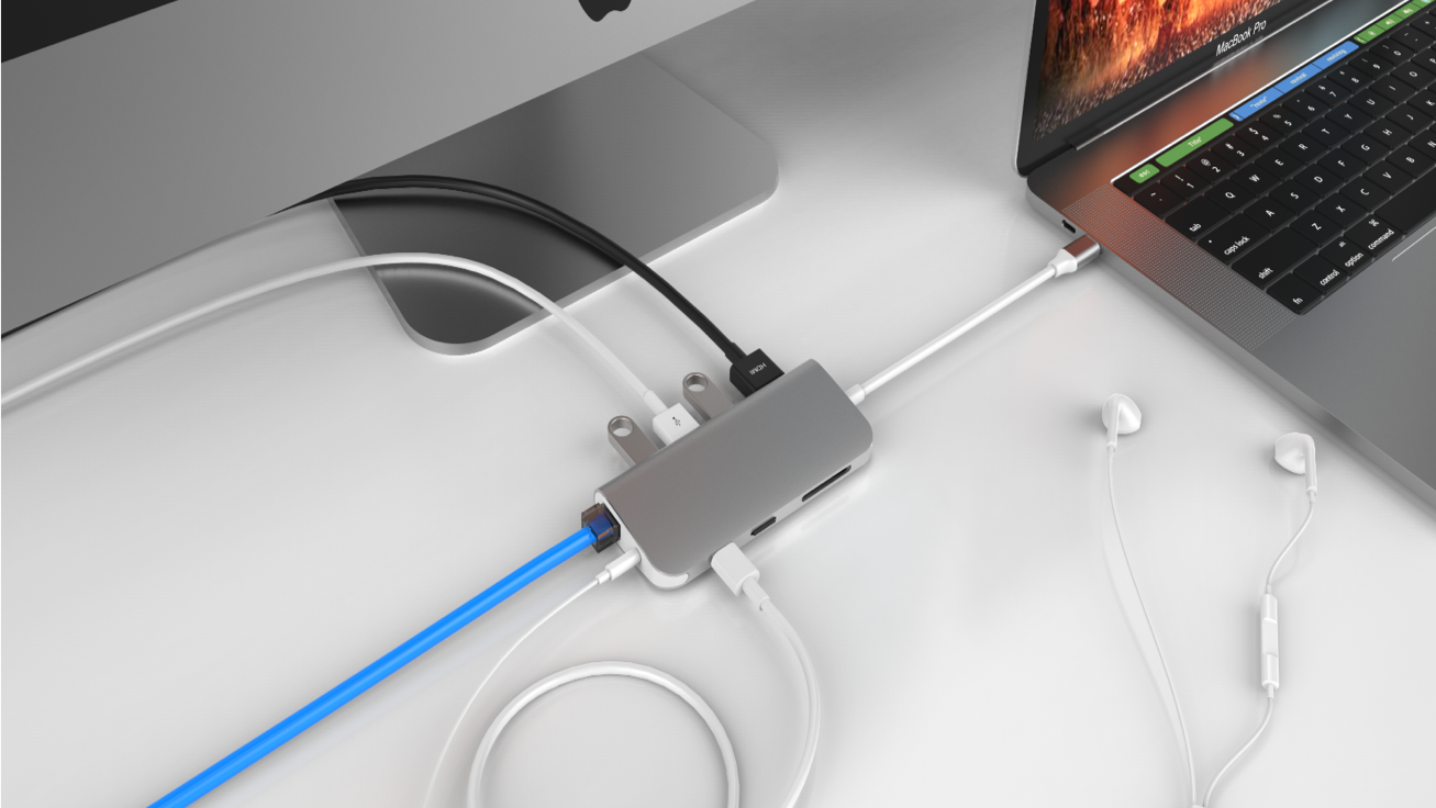 Cổng chuyển HyperDrive Pro 9-in-1 USB-C Hub (HD30F) - Chính hãng